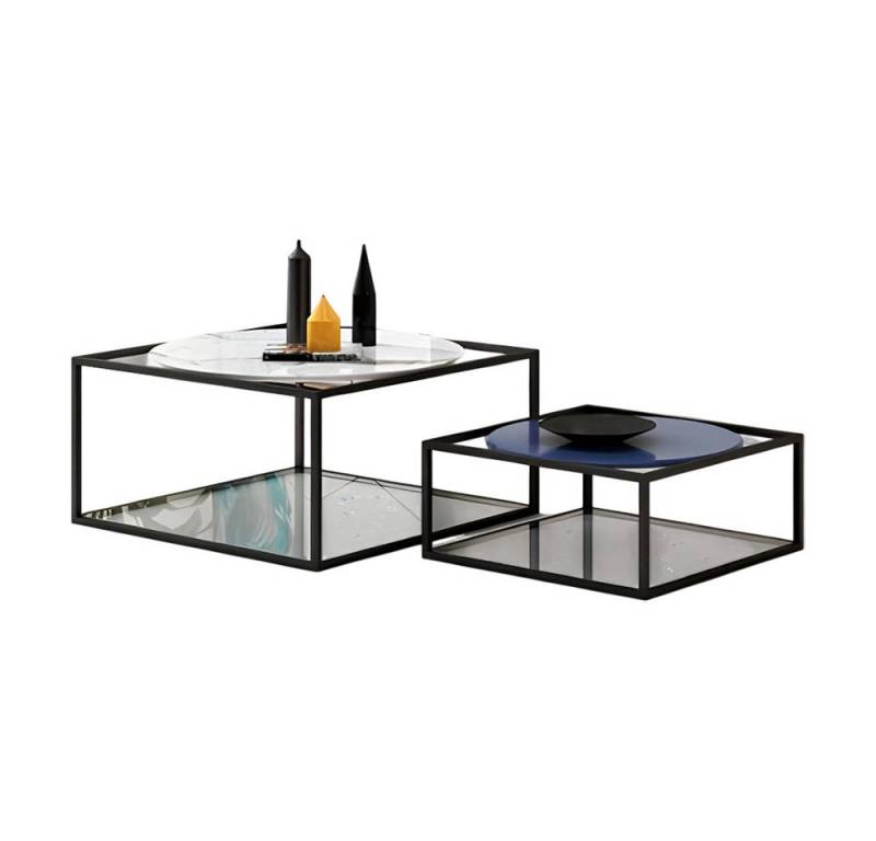 Xlmoebel Couchtisch Zweifach-Set mit 2x Sofatisch Kaffeetisch Beistelltisch Design (Set 2x Couchtisch), Hergestellt in Europa von Xlmoebel