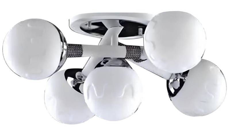 Xlmoebel Deckenleuchte Design weiße Deckenlampe Lichtquelle 65x28 Deckenlampen, Hergestellt in Europa von Xlmoebel