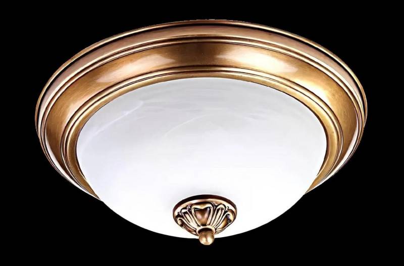 Xlmoebel Deckenleuchte Gold Glas Deckenleuchte Lüster Hängelampe Kronleuchter Metalllicht, Keine Funktionen, Hergestellt in Europa von Xlmoebel