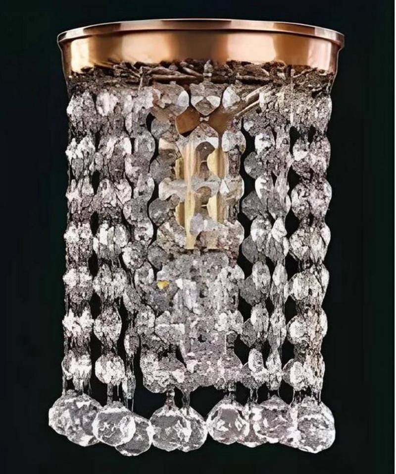 Xlmoebel Deckenleuchte Goldener Kristall-Deckenstrahler Lüster Lampe Lampen Design, Keine Funktionen, Hergestellt in Europa Xlmoebel Deckenleuchte Goldener Kristall-Deckenstrahler Lüster Lampe Lampen Design, Keine Funktionen, Hergestellt in Europa von Xlmoebel