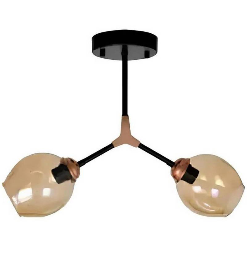 Xlmoebel Deckenleuchte Moderne Deckenlichter Prunkleuchte Deckenstrahler Glas in Gold, Keine Funktionen, Hergestellt in Europa von Xlmoebel