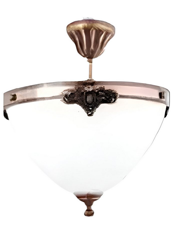 Xlmoebel Deckenleuchte Weiße Deckenleuchte Deckenlampe Licht Glas Stil, Keine Funktionen, Hergestellt in Europa von Xlmoebel