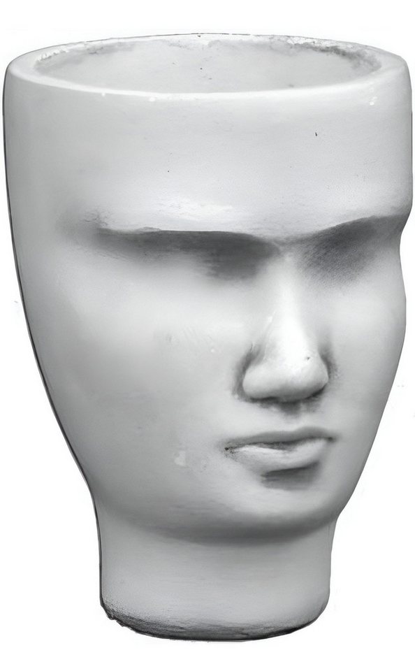 Xlmoebel Dekofigur Kunst Blumentopf Top Planz Pflanzgefäß Töpfe Figur Gesicht Skulptur (Artikel s204025), Hergestellt in Europa von Xlmoebel