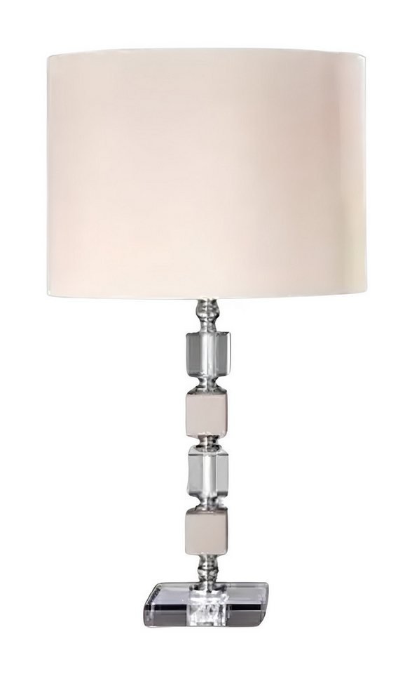 Xlmoebel Dekofigur Neue Beige Kristall Tischlampe Kronleuchte Leuchte in Tisch-Design (Tischlampe), Hergestellt in Europa von Xlmoebel