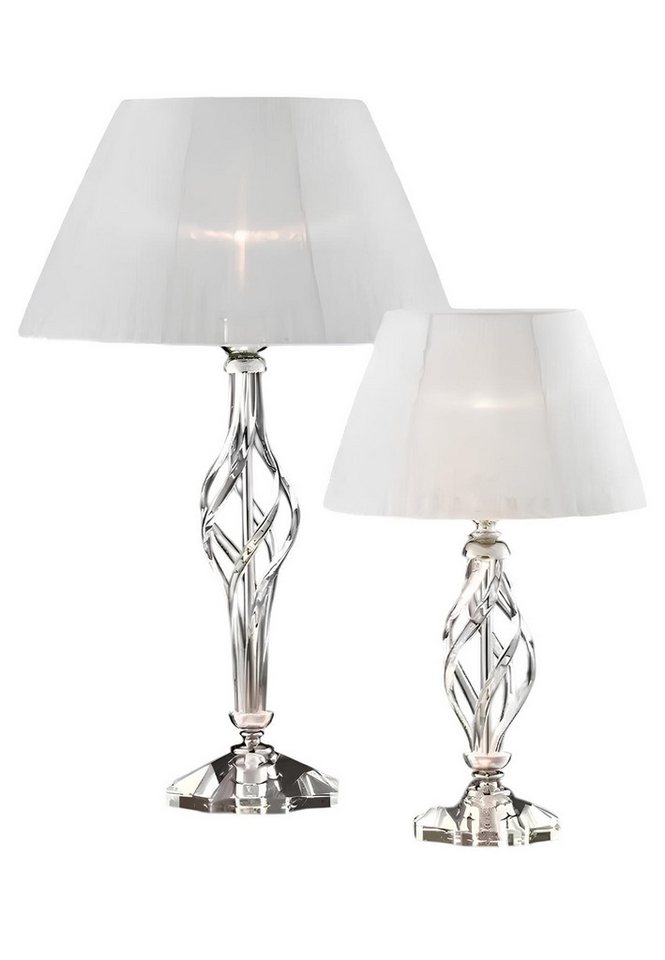 Xlmoebel Dekofigur Neue Tischlampe im antiken Stil mit Kristall-Leuchte in Weiß (1 St., Tischlampe), Hergestellt in Europa von Xlmoebel