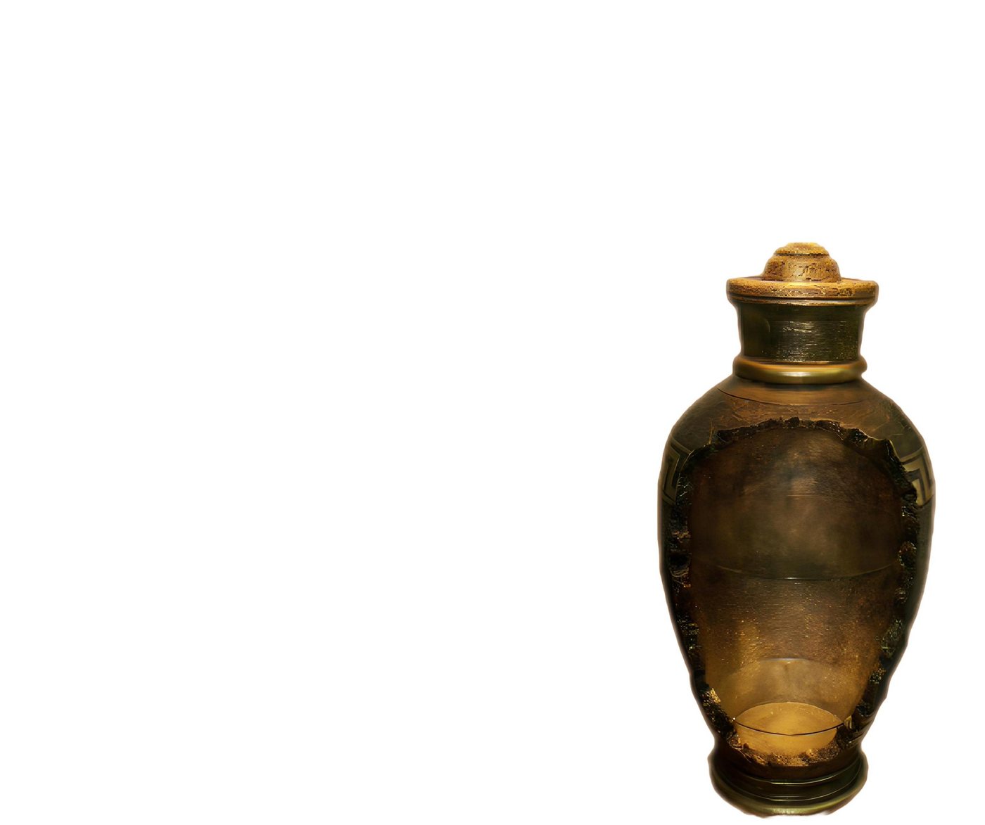 Xlmoebel Dekovase Designer Antik Stehleuchte mit Vase Stand Leuchte Design 6886 - (Vasenlampe-Bar Material : Acryl/Stuck 145 cm Höhe), Hergestellt in Europa von Xlmoebel