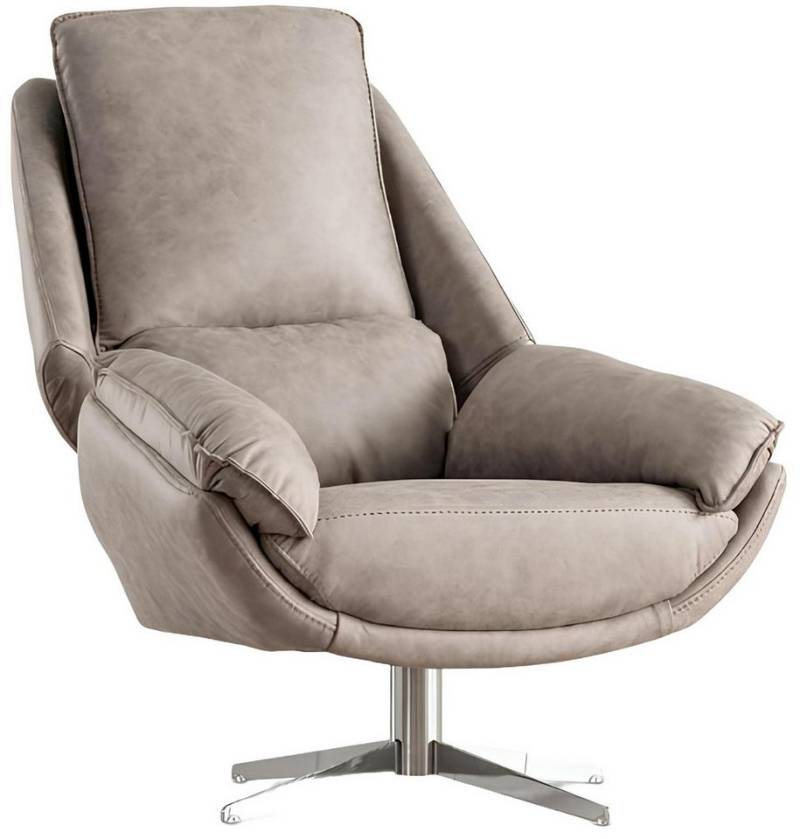 Xlmoebel Drehsessel Eleganter Lounge-Sessel für das Wohnzimmer - Komfortabler Clubsessel (Sessel), Hergestellt in Europa von Xlmoebel