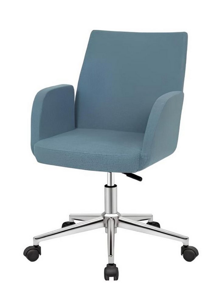Xlmoebel Drehstuhl Neuer luxuriöser Drehstuhl für den Schreibtisch des Designers in Blau, Hergestellt in Europa von Xlmoebel
