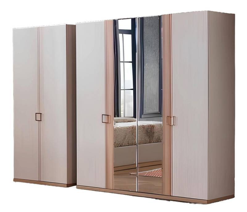 Xlmoebel Drehtürenschrank Schlafzimmer mit Spiegel - Moderne Designs für Ihr Zuhause (2x Schränke) Hergestellt in Europa von Xlmoebel