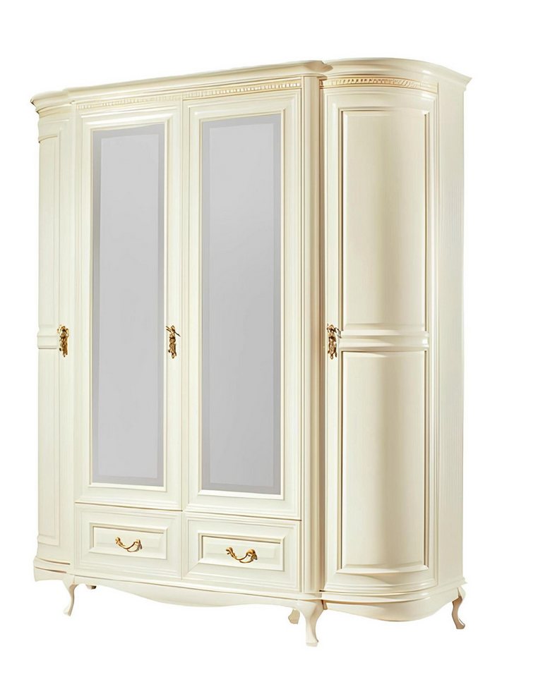 Xlmoebel Drehtürenschrank Traditionelle Schrank - Garderobenschrank Beige (Schrank) Hergestellt in Europa von Xlmoebel