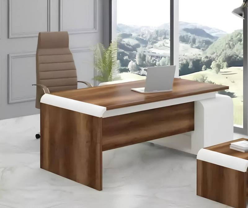 Xlmoebel Eckschreibtisch Brauner Büro Tisch Arbeitszimmer Möbel Eck Tische (1-St., Eckschreibtisch), Hergestellt in Europa von Xlmoebel