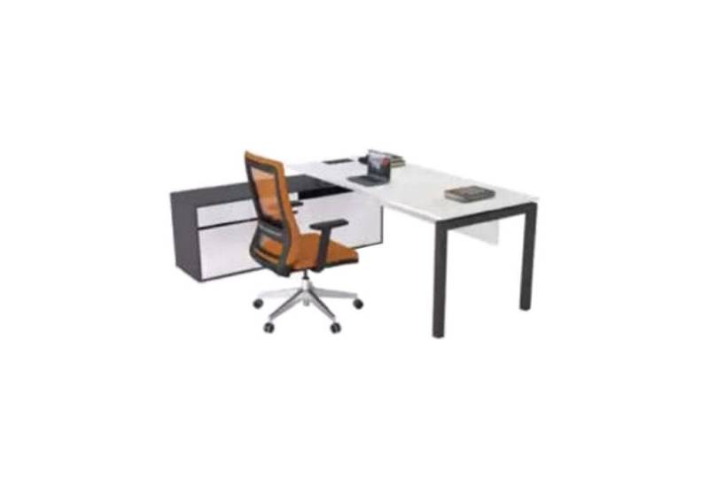 Xlmoebel Eckschreibtisch Helle Office Möbel Luxus Ausstattung Ecktische Arbeitsraum Möbel (1-St., 1x nur Schreibtisch), Hergestellt in Europa von Xlmoebel