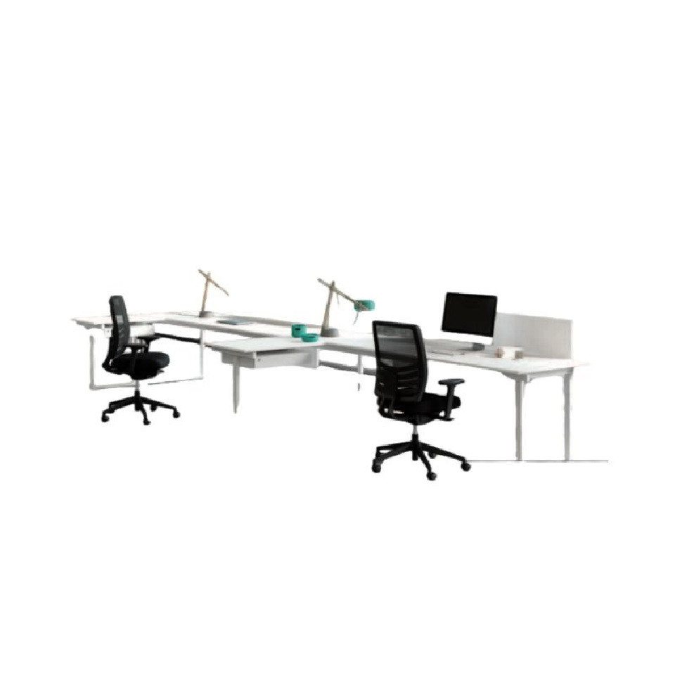 Xlmoebel Eckschreibtisch Neuer Eckschreibtisch für das Büro mit Computerarbeitsplatz-Möbeln (2-St., 2 x Eckschreibtisch), Hergestellt in Europa von Xlmoebel