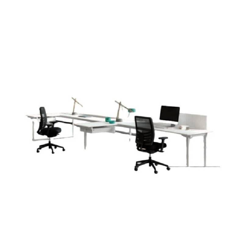 Xlmoebel Eckschreibtisch Neuer Eckschreibtisch für das Büro mit Computerarbeitsplatz-Möbeln (2-St., 2 x Eckschreibtisch), Hergestellt in Europa von Xlmoebel