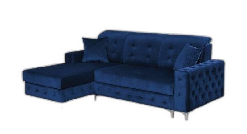 Xlmoebel Ecksofa Chesterfield Schlafcouch Sofa Gepolsterte Möbel Ecksofa L-Form, 2 Teile, Hergestellt in Europa von Xlmoebel