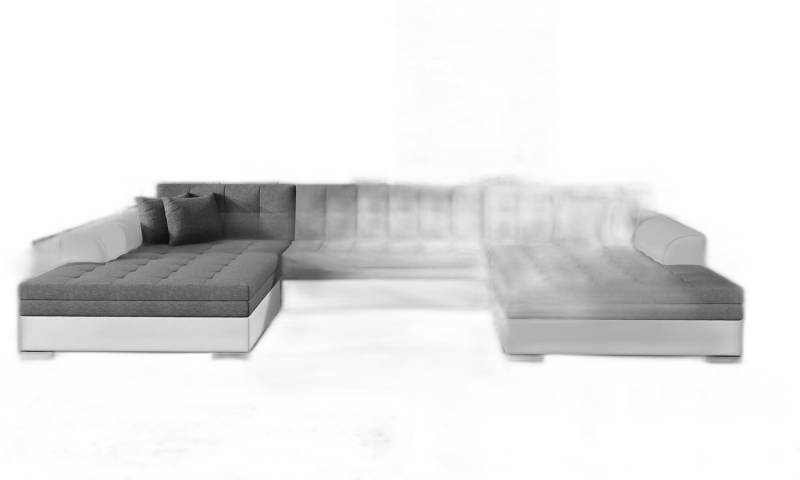 Xlmoebel Ecksofa Design Eckcouch Schlafcouch Bettlösung Leder Polsterstoff, Hergestellt in Europa von Xlmoebel