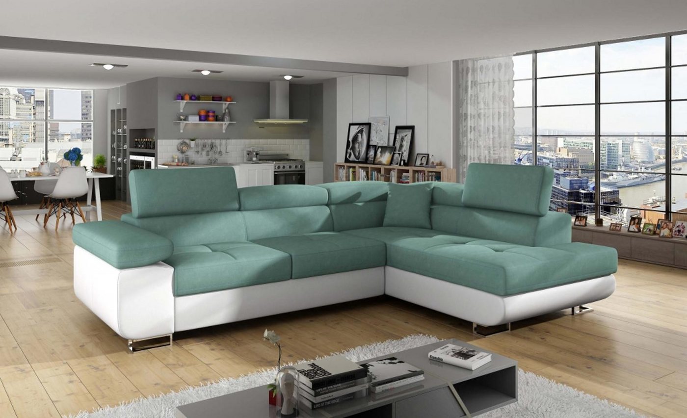 Xlmoebel Ecksofa Designer Sofa in L-Form aus Stoff – Moderne Eckcouch, Hergestellt in Europa von Xlmoebel