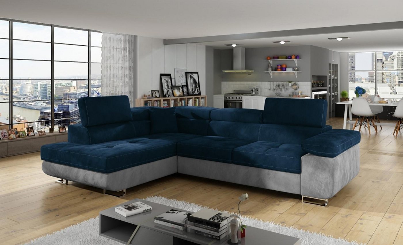 Xlmoebel Ecksofa Designer Sofa in L-Form aus Stoff – Moderne Eckcouch, Hergestellt in Europa von Xlmoebel