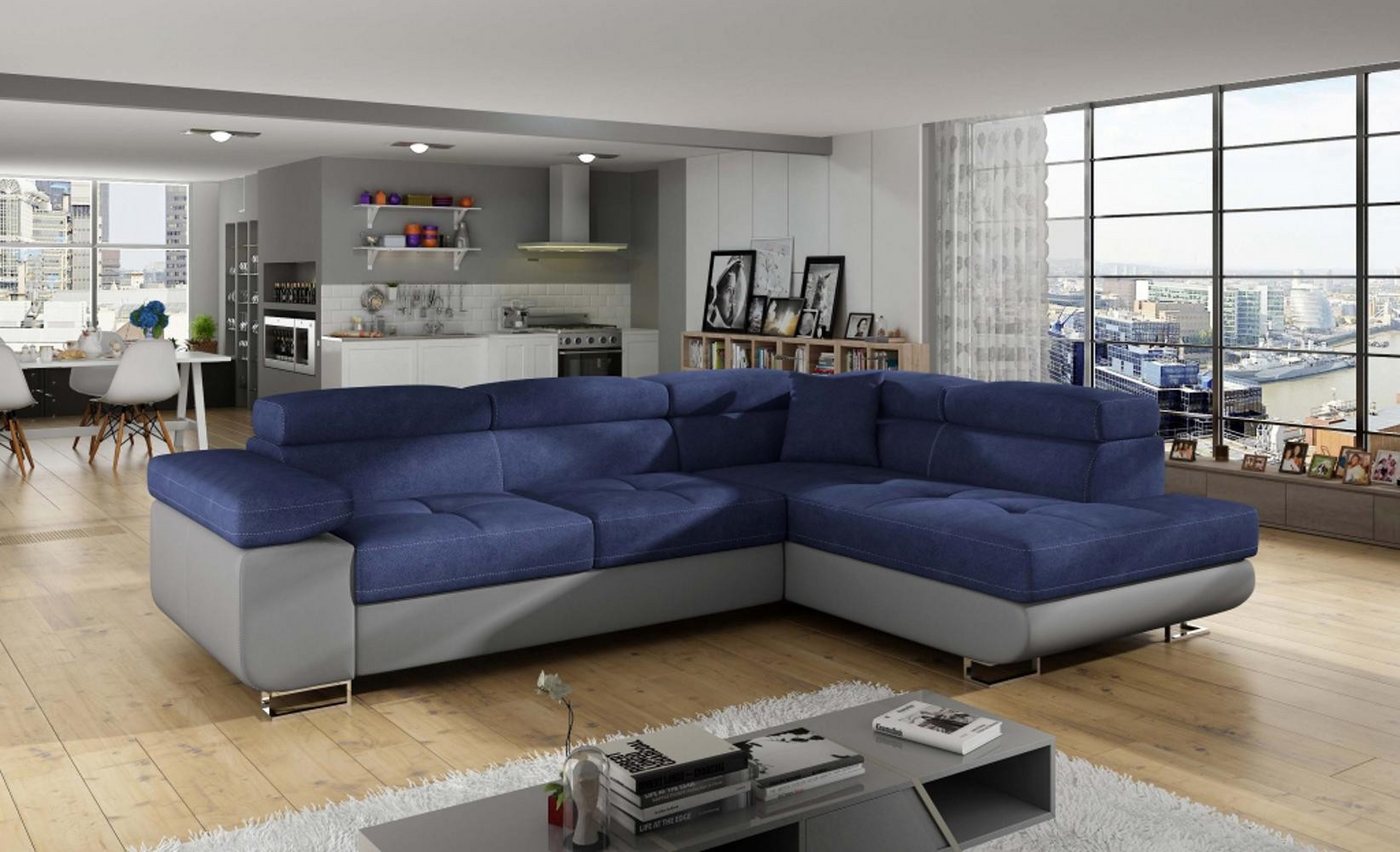 Xlmoebel Ecksofa Designer Sofa in L-Form aus Stoff – Moderne Eckcouch, Hergestellt in Europa von Xlmoebel