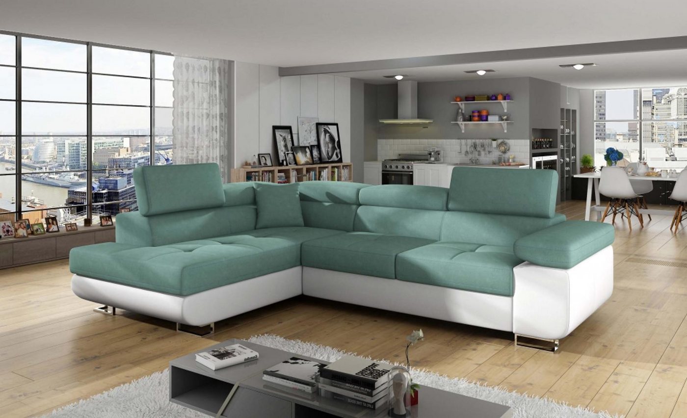 Xlmoebel Ecksofa Designer Sofa in L-Form aus Stoff – Moderne Eckcouch, Hergestellt in Europa von Xlmoebel