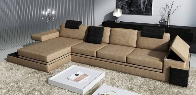 Xlmoebel Ecksofa Duschwanne aus Acryl mit flachem Ablauf und Ablaufgarnitur, Hergestellt in Europa von Xlmoebel