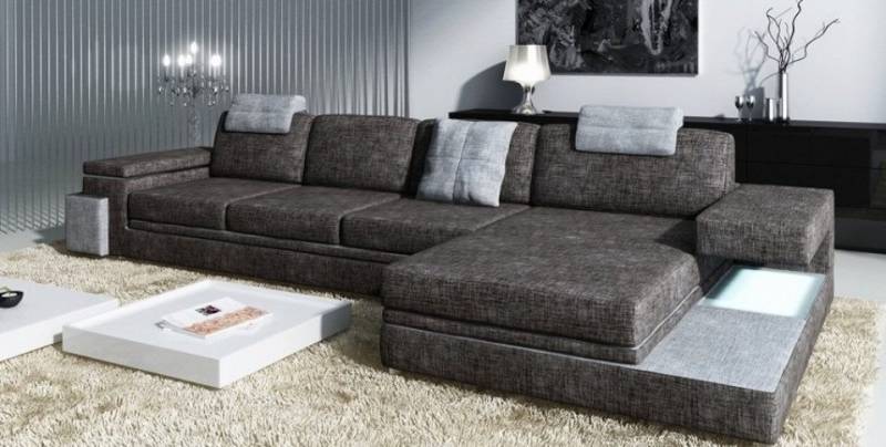 Xlmoebel Ecksofa Duschwanne aus Acryl mit flachem Ablauf und Ablaufgarnitur, Hergestellt in Europa von Xlmoebel