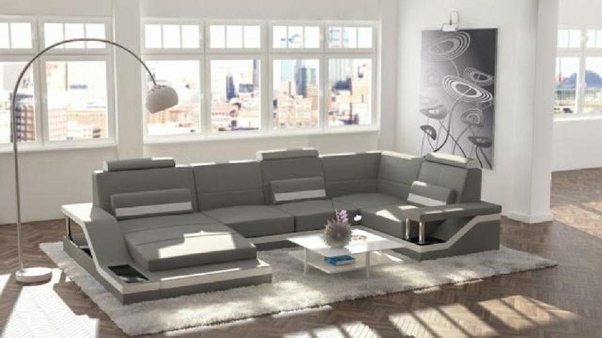Xlmoebel Wohnlandschaft Designer Wohnlandschaft U-Form mit USB Ecksofa Polster, 1 Teile, Hergestellt in Europa Xlmoebel Wohnlandschaft Designer Wohnlandschaft U-Form mit USB Ecksofa Polster, 1 Teile, Hergestellt in Europa von Xlmoebel