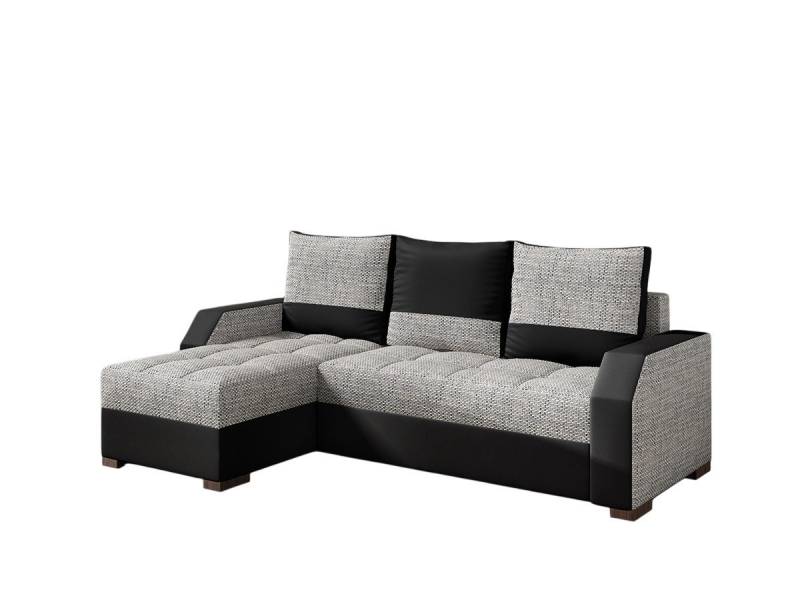 Xlmoebel Ecksofa Zweisitzer Sofa mit Schlaffunktion Textil Premium Zweifarbig Modern, Hergestellt in Europa von Xlmoebel