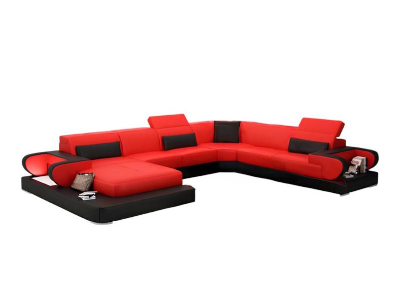Xlmoebel Ecksofa Ecksofa mit USB-Anschluss in U-Form aus Kunstleder in Beige, 1 Teile, Hergestellt in Europa Xlmoebel Ecksofa Ecksofa mit USB-Anschluss in U-Form aus Kunstleder in Beige, 1 Teile, Hergestellt in Europa von Xlmoebel