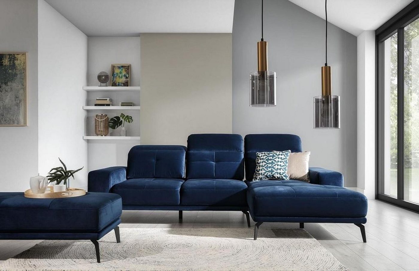 Xlmoebel Ecksofa Elegantes Sofa in L-Form aus Stoff – Designer Sofa, Hergestellt in Europa Xlmoebel Ecksofa Elegantes Sofa in L-Form aus Stoff – Designer Sofa, Hergestellt in Europa von Xlmoebel