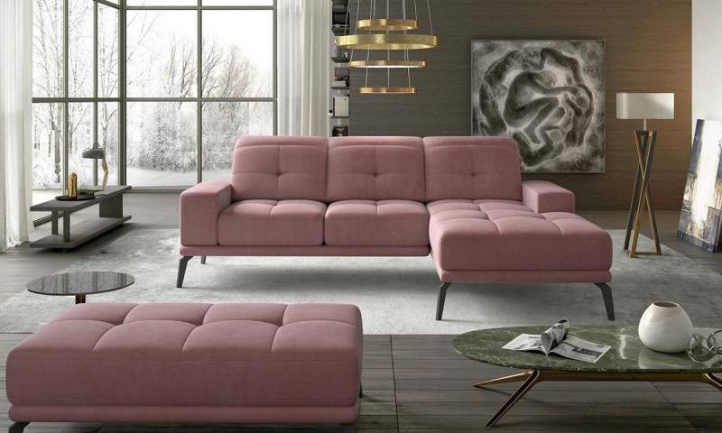 Xlmoebel Ecksofa Elegantes Sofa in L-Form aus Stoff – Designer Sofa, Hergestellt in Europa von Xlmoebel