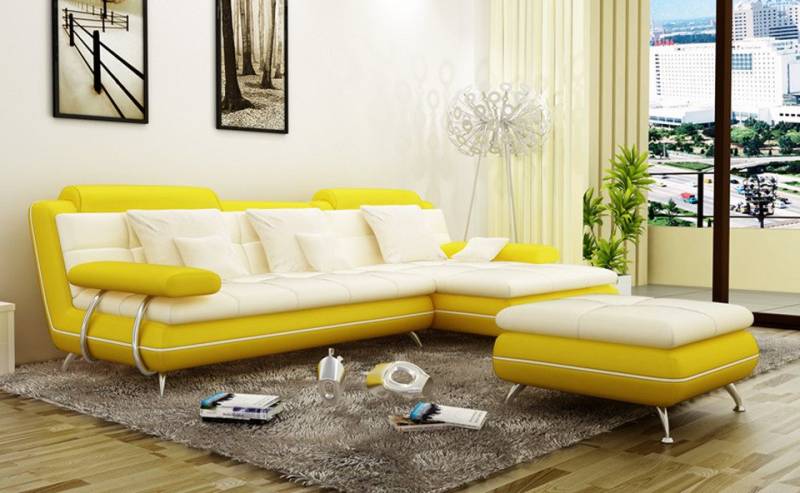 Xlmoebel Ecksofa Exklusive Wohnzimmer-Sitzgruppe in L-Form mit Poster-Couchen und Sofa, Hergestellt in Europa von Xlmoebel