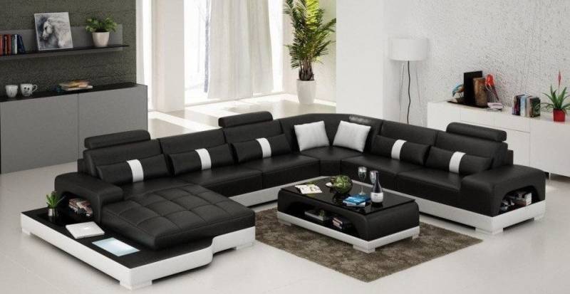 Xlmoebel Wohnlandschaft Garnitur Ecksofa U-Form aus Leder Wohnlandschaft Big XXL Couch Polster, Hergestellt in Europa Xlmoebel Wohnlandschaft Garnitur Ecksofa U-Form aus Leder Wohnlandschaft Big XXL Couch Polster, Hergestellt in Europa von Xlmoebel