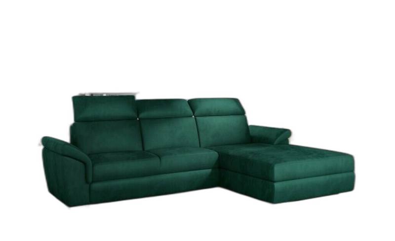 Xlmoebel Ecksofa Grau L-förmiges Sofa mit Schlaffunktion edles Designer-Ecksofa, 1 Teile, Hergestellt in Europa von Xlmoebel