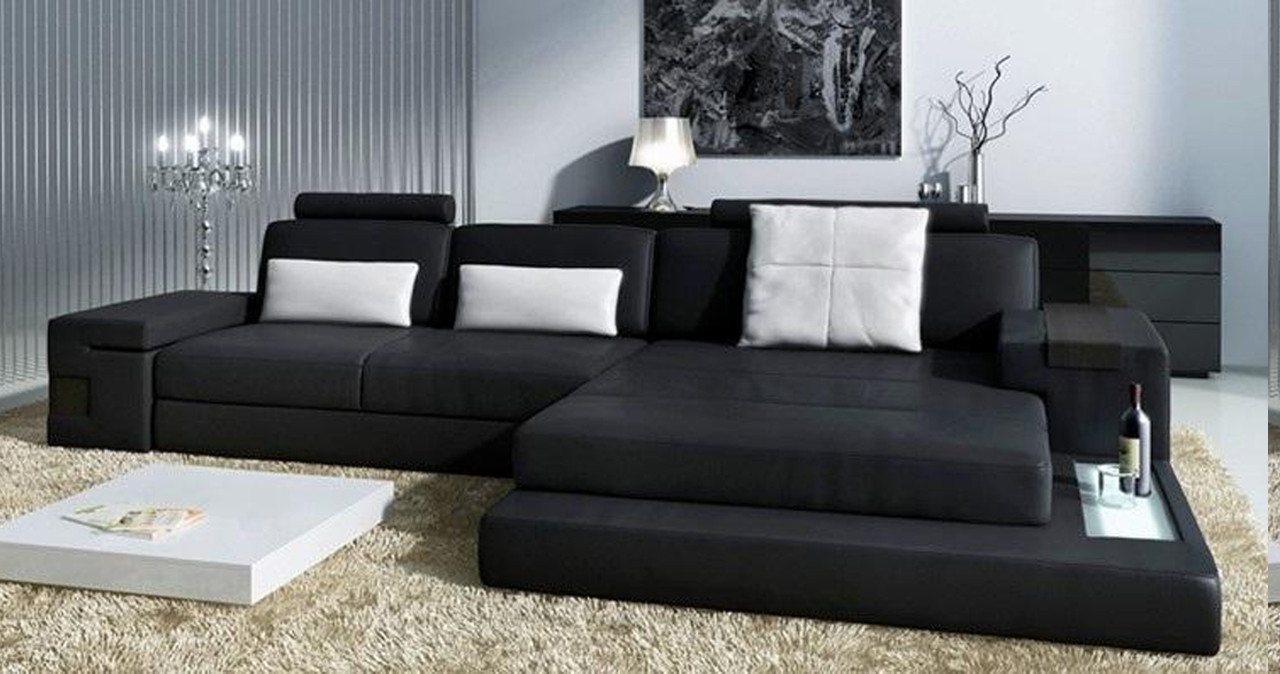 Xlmoebel Ecksofa Großes XXL-Sofa in L-Form mit USB-Anschluss, Polsterung aus Leder und, Hergestellt in Europa Xlmoebel Ecksofa Großes XXL-Sofa in L-Form mit USB-Anschluss, Polsterung aus Leder und, Hergestellt in Europa von Xlmoebel