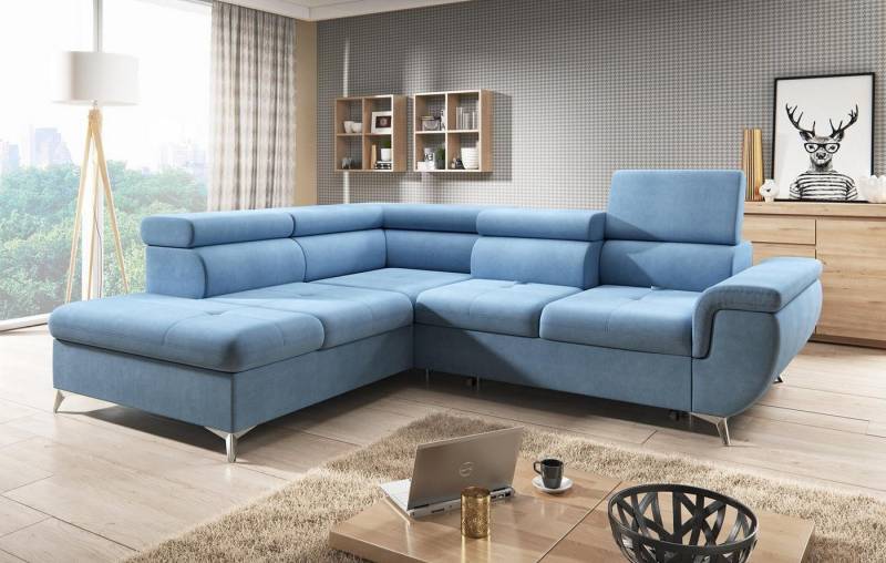 Xlmoebel Ecksofa L-förmiges Designsofa aus Leder für das Wohnzimmer, Hergestellt in Europa von Xlmoebel