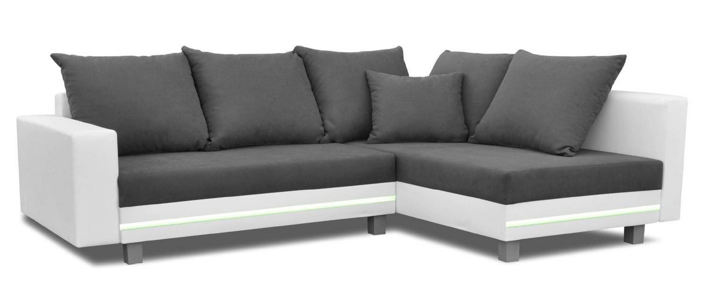 Xlmoebel Ecksofa L-förmiges Kunstleder-Polstersofa Wohnlandschaft in modernem Design., Hergestellt in Europa Xlmoebel Ecksofa L-förmiges Kunstleder-Polstersofa Wohnlandschaft in modernem Design., Hergestellt in Europa von Xlmoebel