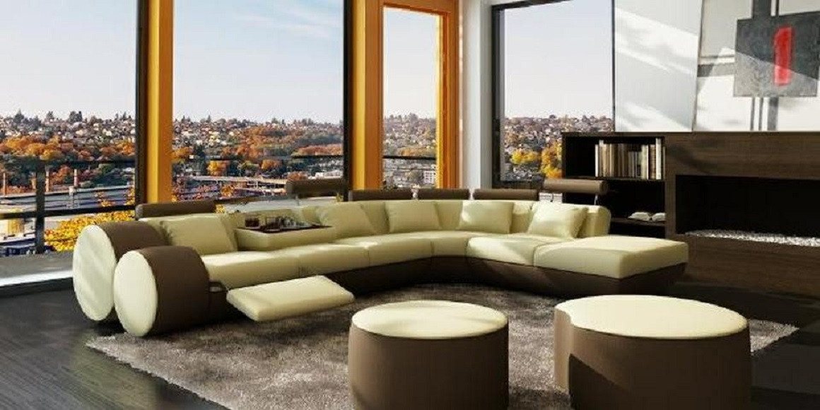 Xlmoebel Ecksofa LEDERSOFA XXL ECKSOFA WOHNLANDSCHAFT mit USB NEU LEDERCOUCH SET SOFA, Hergestellt in Europa Xlmoebel Ecksofa LEDERSOFA XXL ECKSOFA WOHNLANDSCHAFT mit USB NEU LEDERCOUCH SET SOFA, Hergestellt in Europa von Xlmoebel