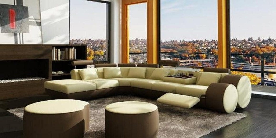 Xlmoebel Ecksofa LEDERSOFA XXL ECKSOFA WOHNLANDSCHAFT mit USB NEU LEDERCOUCH SET SOFA, Hergestellt in Europa Xlmoebel Ecksofa LEDERSOFA XXL ECKSOFA WOHNLANDSCHAFT mit USB NEU LEDERCOUCH SET SOFA, Hergestellt in Europa von Xlmoebel