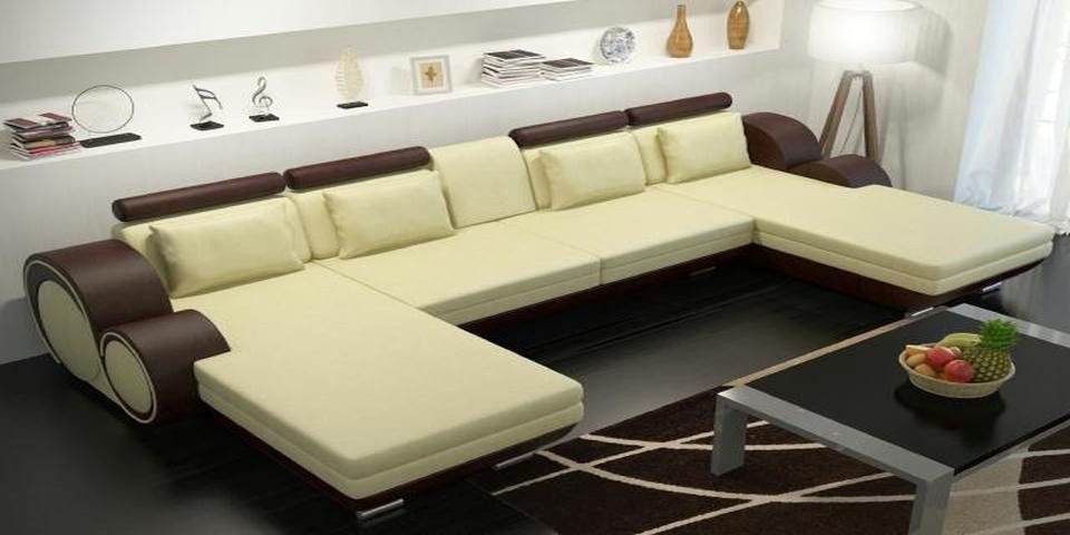 Xlmoebel Ecksofa Ledersofa Berlin U-Form mit USB-Anschluss Lederecksofa Ledercouch, Hergestellt in Europa Xlmoebel Ecksofa Ledersofa Berlin U-Form mit USB-Anschluss Lederecksofa Ledercouch, Hergestellt in Europa von Xlmoebel