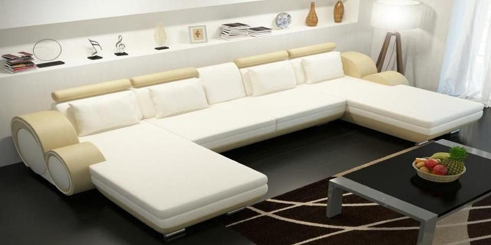 Xlmoebel Wohnlandschaft Ledersofa Berlin in U-Form mit Leder-Eckteil und USB-Anschluss, Hergestellt in Europa Xlmoebel Wohnlandschaft Ledersofa Berlin in U-Form mit Leder-Eckteil und USB-Anschluss, Hergestellt in Europa von Xlmoebel