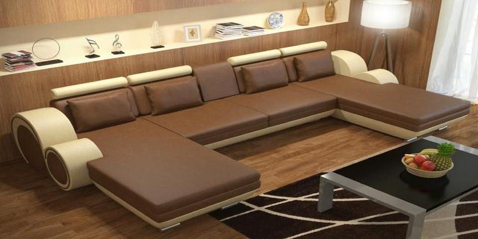 Xlmoebel Wohnlandschaft Ledersofa Berlin in U-Form mit Leder-Eckteil und USB-Anschluss, Hergestellt in Europa Xlmoebel Wohnlandschaft Ledersofa Berlin in U-Form mit Leder-Eckteil und USB-Anschluss, Hergestellt in Europa von Xlmoebel
