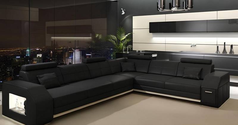 Xlmoebel Ecksofa Ledersofa Eckcouch Polstersofa Wohnlandschaft ElsterS Ecksitzgarnitur, Hergestellt in Europa von Xlmoebel