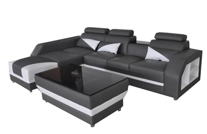 Xlmoebel Ecksofa Luxuriöse Polstermöbel-Sitzgruppe aus Leder mit Ecksofa Couch Sofas, Hergestellt in Europa Xlmoebel Ecksofa Luxuriöse Polstermöbel-Sitzgruppe aus Leder mit Ecksofa Couch Sofas, Hergestellt in Europa von Xlmoebel