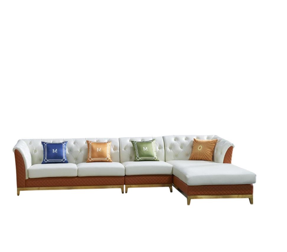 Xlmoebel Ecksofa Luxuriöses Ecksofa mit Hocker in L-Form - Design Wohnlandschaft Couch, 1 Teile, Hergestellt in Europa Xlmoebel Ecksofa Luxuriöses Ecksofa mit Hocker in L-Form - Design Wohnlandschaft Couch, 1 Teile, Hergestellt in Europa von Xlmoebel