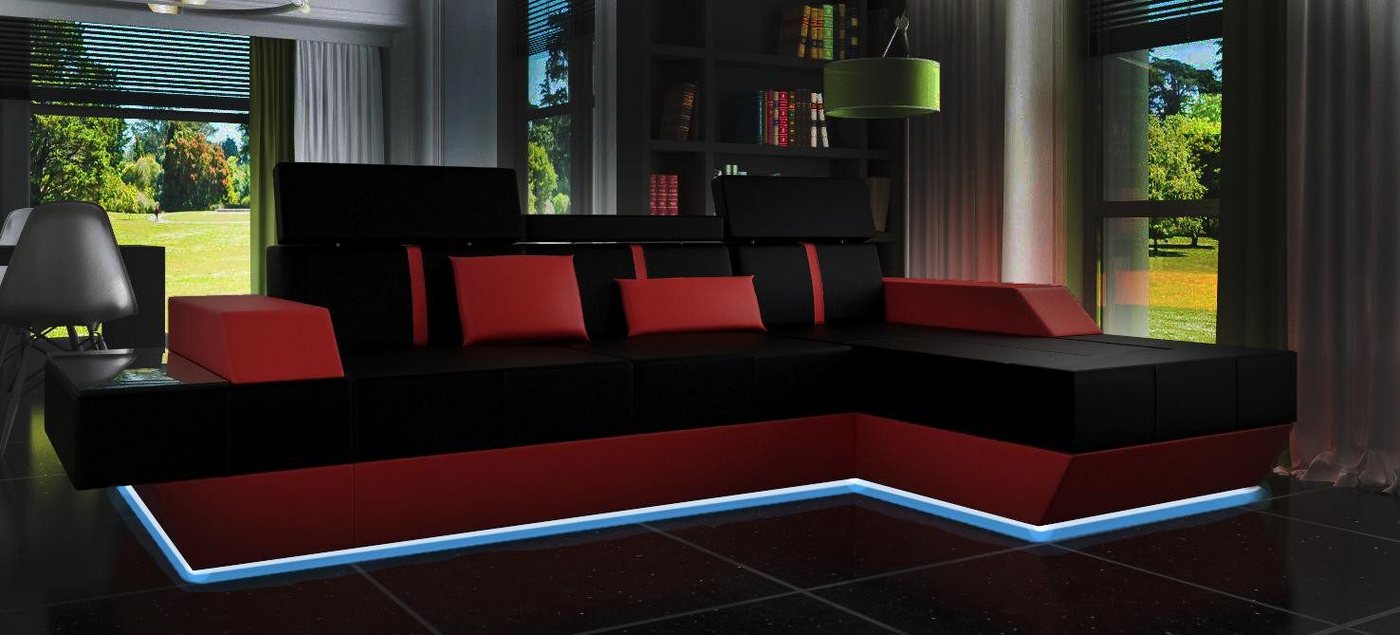 Xlmoebel Ecksofa Maßgeschneidertes Ecksofa aus Leder mit USB-Anschluss, Hergestellt in Europa Xlmoebel Ecksofa Maßgeschneidertes Ecksofa aus Leder mit USB-Anschluss, Hergestellt in Europa von Xlmoebel