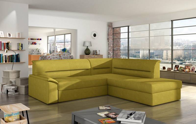Xlmoebel Ecksofa Modernes Design Sofa – Schlafcouch mit Bettfunktion und Polster, Hergestellt in Europa von Xlmoebel