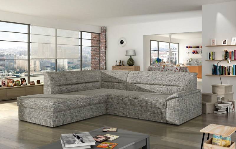 Xlmoebel Ecksofa Modernes Design Sofa – Schlafcouch mit Bettfunktion und Polster, Hergestellt in Europa von Xlmoebel