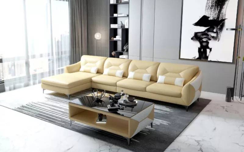 Xlmoebel Ecksofa Modernes Ecksofa aus Leder mit Designer-Stil in L-Form - Ledersofa, Hergestellt in Europa Xlmoebel Ecksofa Modernes Ecksofa aus Leder mit Designer-Stil in L-Form - Ledersofa, Hergestellt in Europa von Xlmoebel