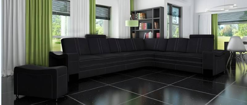 Xlmoebel Ecksofa Modernes Sofa L-Form – Eckcouch mit USB & Komfort, Hergestellt in Europa von Xlmoebel
